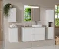Koupelnový regál pod pracovní desku NOVA WHITE 30 cm