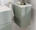 Koupelnová skříňka pod desku LINE REED GREEN 30 cm