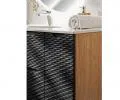 Koupelnová skřínka pod desku OCEAN BLACK 30 cm