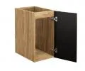 Koupelnová skříňka pod desku LUXOR BLACK 30 cm
