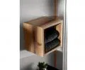 Koupelnový regál kostka NOVA OAK A 26.7x27.9cm