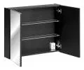 Koupelnová skříňka se zrcadlem SANTA FE BLACK 80cm