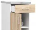 Kuchyňská skříňka LIMA šířka 40cm se zásuvkou Dub Sonoma / Bílá