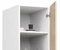 Potravinová skříň LIMA široká 40cm a vysoká 205cm DubSonoma / Bílá