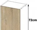 Kuchyňská skříňka LIMA šířka 50cm výška 72cm Dub Sonoma / Bílá