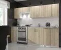 Kuchyňská skříňka LIMA šířka 80cm výška 72cm Dub Sonoma / Bílá