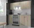 Kuchyňská skříňka LIMA šířka 80cm výška 72cm Dub Sonoma / Bílá