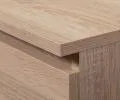 Šatní skříň s otočnými dveřmi a nástavcem 90cm sonoma