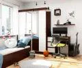 Šatní skříň s posuvnými dveřmi a zrcadlem 150cm wenge / bílá