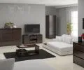 Šatní skříň s otočnými dveřmi 90 cm wenge