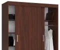 Šatní skřín s posuvnými dveřmi 150 cm MONO wenge