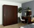 Šatní skřín s posuvnými dveřmi 150 cm MONO wenge