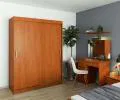 Šatní skříň s posuvnými dveřmi 150 cm MONO olcha