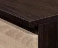 Šatní skříň s otočnými dveřmi a nástavcem 90cm wenge / sonoma
