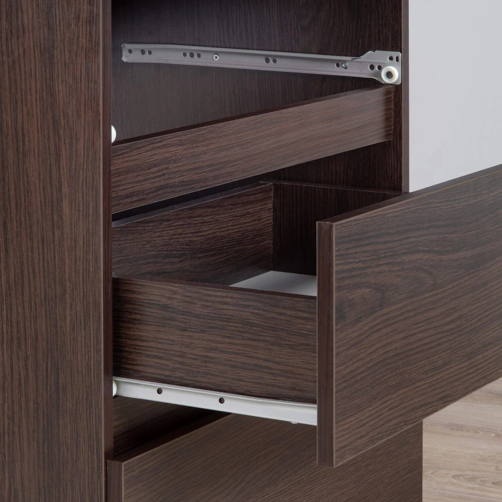 Šatní skříň s otočnými dveřmi a nástavcem 90 cm wenge