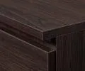 Šatní skříň s otočnými dveřmi a nástavcem 90 cm wenge