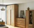 Šatní skříň s posuvnými dveřmi a nástavcem 150cm MONO dub sonoma