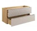 Koupelnová skřínka pod umyvadlo OCEAN BEIGE 120 cm