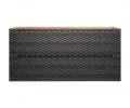 Koupelnová skřínka pod umyvadlo OCEAN BLACK 120 cm