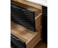 Koupelnová skřínka pod umyvadlo OCEAN BLACK 120 cm