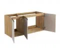Koupelnová skřínka pod umyvadlo LUXOR BEIGE 120 cm