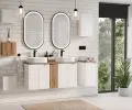 Koupelnová skříňka pod umyvadlo NOVA WHITE D2 50 cm