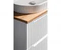 Koupelnová skříňka pod umyvadlo NOVA WHITE 2S 50 cm