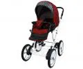 Kočárek 2v1 BabyLux  ROSSO OPTICAL CHILI