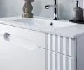 Koupelnová skříňka FIJI WHITE 100cm + umyvadlo