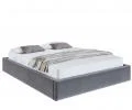 Čalouněná postel ORLANDO 180x200 Tmavě šedá Trinity s úložným prostorem kovový rošt