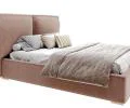 Čalouněná postel BRISTOL 180x200 Hnědá Trinity s úložným prostorem kovový rošt