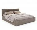 Čalouněná postel TULSA 90x200 s kovovým zdvižným roštem OTTAWA BÉŽOVÁ