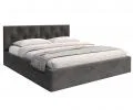 Čalouněná postel MIRAGE 180x200 Grafit Trinity s úložným prostorem kovový rošt