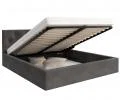 Čalouněná postel MIRAGE 180x200 Grafit Trinity s úložným prostorem kovový rošt
