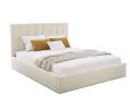 Čalouněná postel COLORADO 180x200 s kovovým zdvižným roštem KRÉMOVÁ PARIS