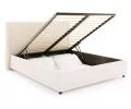 Čalouněná postel NOBILE 140x200 Krémová Paris s úložným prostorem kovový rošt