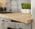 Kuchyňská sestava OLIVIA 2,4m Beton / Dub Sonoma