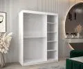 Šatní skřín s posuvnými dveřmi DOME 150cm bílá