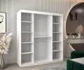 Šatní skřín s posuvnými dveřmi DOME 180cm bílá