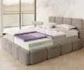 Pěnová matrace AVELLINO NANO JERSEY BORDER VISCO 140x200 cm 27 cm