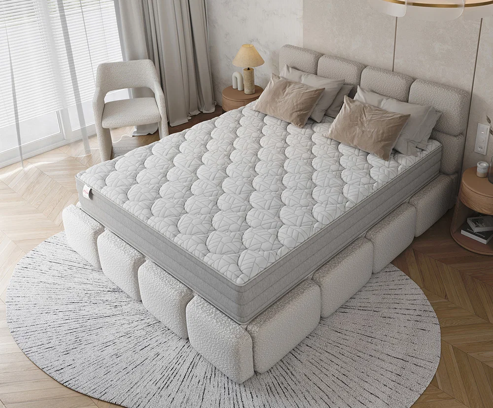 Pěnová matrace AVELLINO NANO JERSEY BORDER VISCO 160x200 cm 27 cm