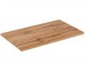 Koupelnová skříňka ADEL BLACK 80 cm s deskou a regálem Dub Wotan