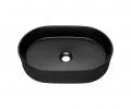 Keramické umyvadlo BEYOND 5 na desku, 48 cm, černý matný povrch