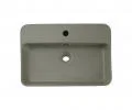 Keramické umyvadlo TRUST na desku, 55 cm, olivově zelený matný povrch
