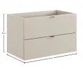 Koupelnová skříňka pod umyvalo DALIA CASHMERE 80 cm / 2 zásuvky