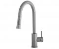 Kuchyňská baterie se sprchou TARU SLIM šedá