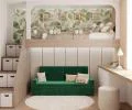 Rozkladacia pohovka VISION ZELENÁ TRINITY 160x200cm