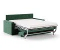 Rozkládací pohovka VIBO ZELENÁ SZTRUKS 140x197cm