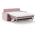 Rozkládací pohovka VIBO RŮŽOVÁ SZTRUKS 140x197cm