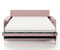 Rozkládací pohovka VIBO RŮŽOVÁ SZTRUKS 140x197cm